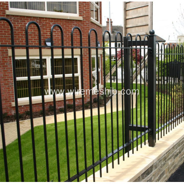 PVC coated Steel bow top fence